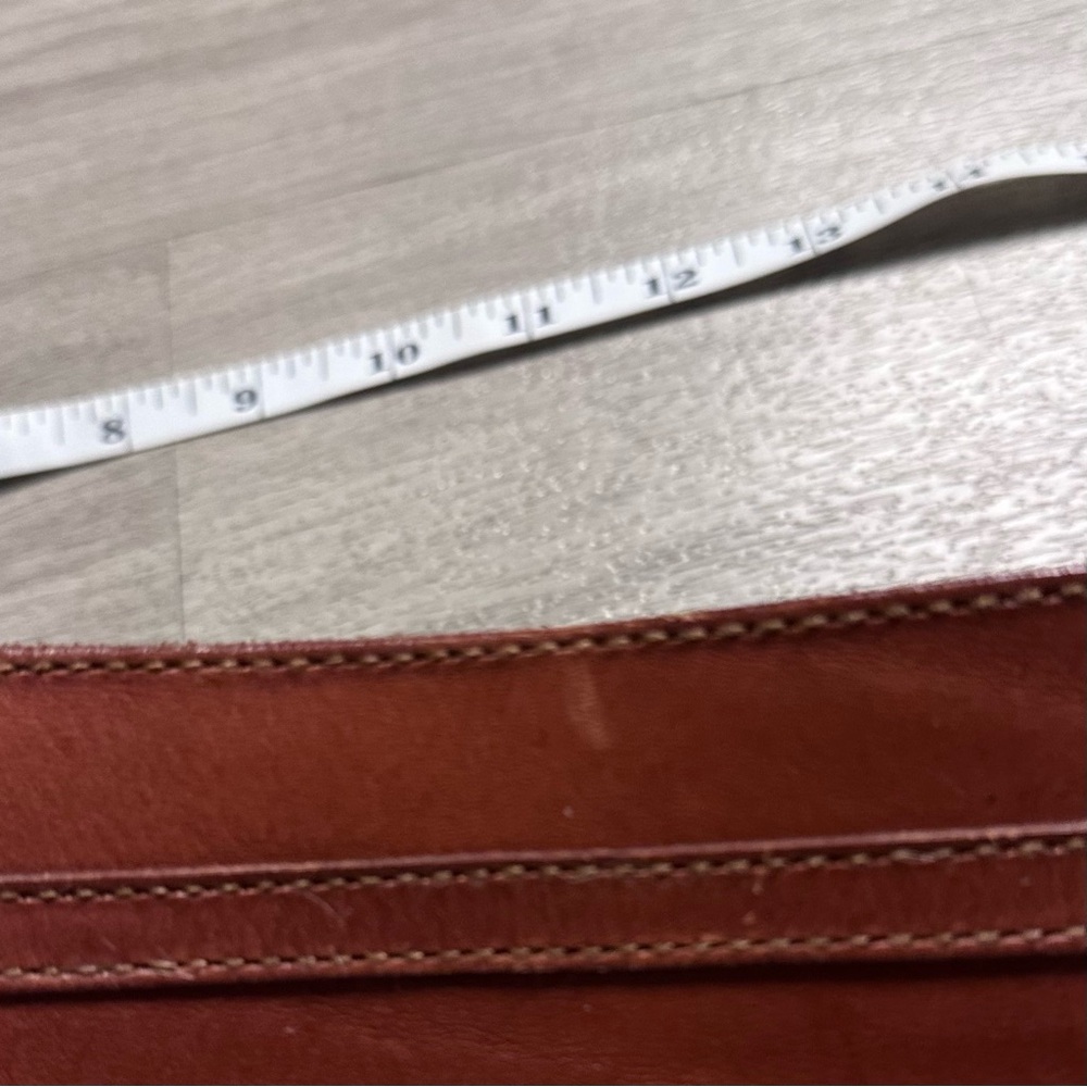 Ralph Lauren Brown Leather Belt with Gold Buckle - Picture 13 of 13